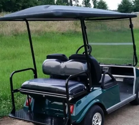 3G Universal 80″ Black Roof Kit for Club Car DS Golf Carts 1976-1999