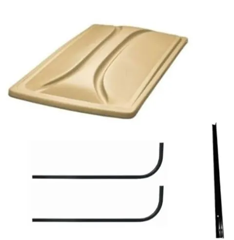 3G Universal 80″ Tan Golf Cart Roof Kit for EZGO TXT Golf Carts 1994+