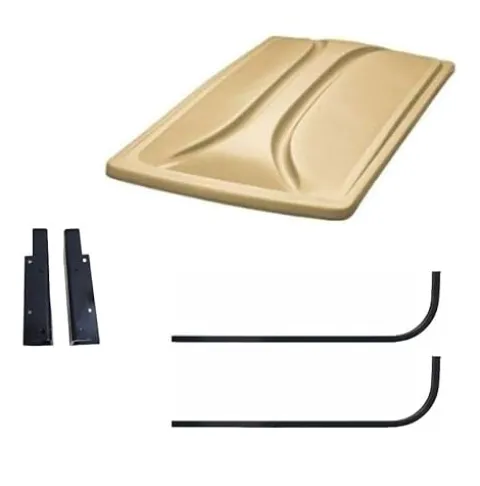 3G Universal 80″ Tan Roof Kit for Club Car Precedent Golf Carts