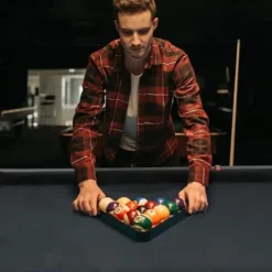 Gahowlen 7 ft Pool Table with Accessories Grey