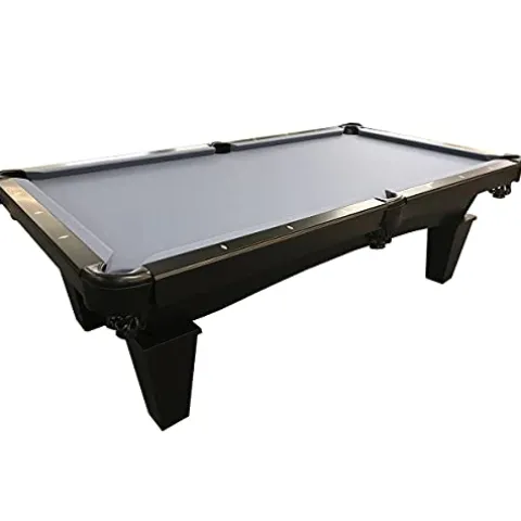 Game Room Guys 8′ Mustang Pool Billiards Table – Graphite – Matte Black Black