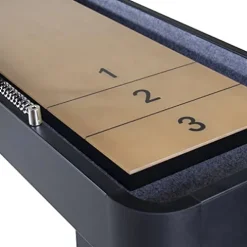 Game Room Guys Destroyer Shuffleboard Table Matte Black