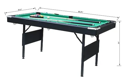 Gao Bao Long Folding Pool Table Green