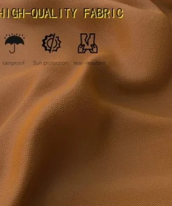 GAOMON 12×20 FT Wood Pergola with Retractable Shade Canopy Reddish-Brown