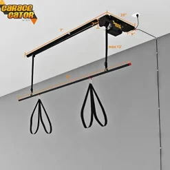 Garage Gator Dual Kayak and Canoe Lift Black