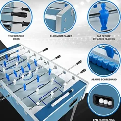 Garlando G-500 Foosball/Soccer Game Table Blue