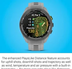 Garmin Approach S70 Golf GPS Watch Gray 42mm AMOLED Display