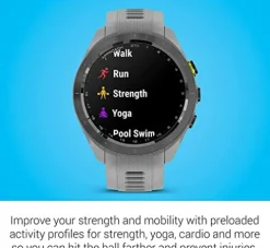 Garmin Approach S70 Golf GPS Watch Gray 42mm AMOLED Display