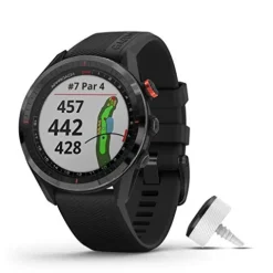 Garmin Approach S62 Golf GPS Watch Bundle Black