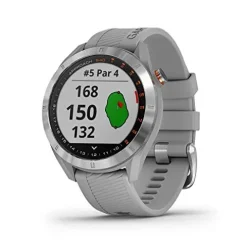 Garmin Approach S40 GPS Golf Smartwatch Stainless Steel with Powder Gray Band