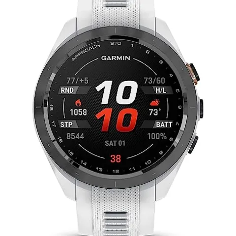 Garmin Approach S70 Premium GPS Golf Watch White