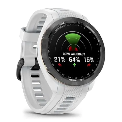 Garmin Approach S70 Premium GPS Golf Watch White
