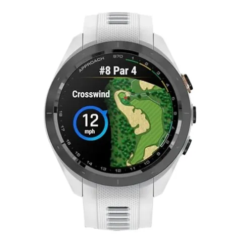 Garmin Approach S70 Premium GPS Golf Watch White