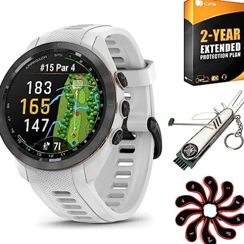 Garmin Approach S70 Premium GPS Golf Watch White