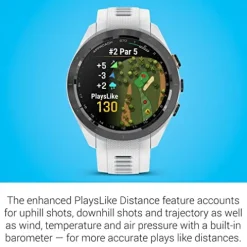 Garmin Approach S70 Premium GPS Golf Watch White