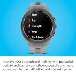 Garmin Approach S70 Premium GPS Golf Watch Powder Gray