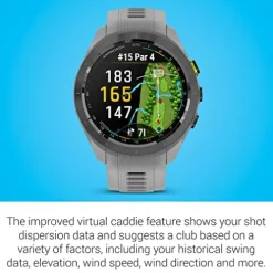 Garmin Approach S70 Premium GPS Golf Watch Powder Gray