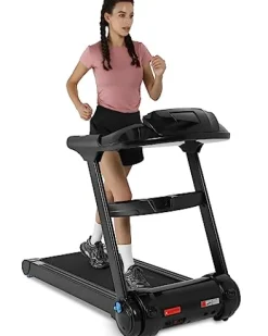 GARVEE Folding Treadmill 4.0 HP Black