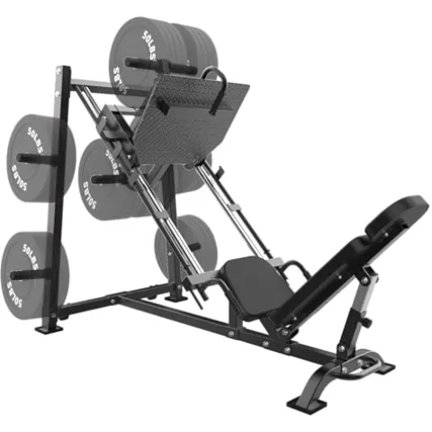 GarveeLife Adjustable Leg Press Machine Black