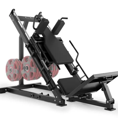 GarveeLife Leg Press Hack Squat Machine Combo Black