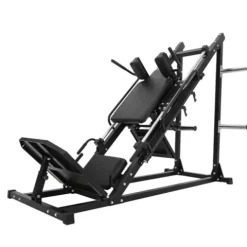 GarveeLife Leg Press Hack Squat Machine Adjustable 2-in-1 Black