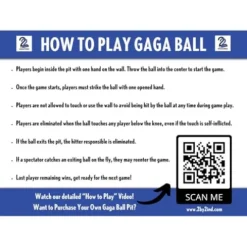 Generic 15′ Diameter Portable GaGa Ball Pit with Steel Spikes Black