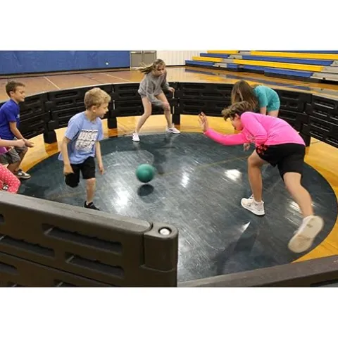 Generic 15′ Diameter Portable GaGa Ball Pit with Steel Spikes Black