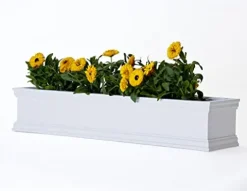 Generic 72 Inch Laguna Cleat Mount Window Box White