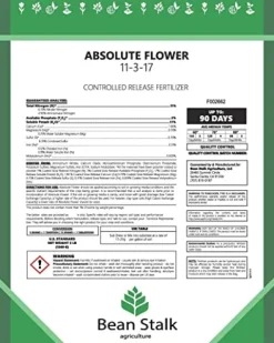 Generic Bean Stalk Absolute Flower Controlled Release Fertilizer 50 lb Pail