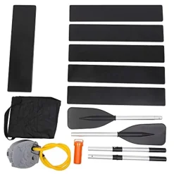 Generic Camping Survivals PVC Water Adult Assault Boat Red And Black