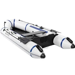 Generic Camping Survivals PVC Water Adult Assault Boat Off-White