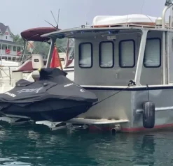 Generic Extended Dinghy Davit White