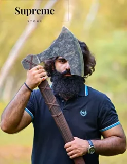 Generic Hand Forged Large Viking Axe Brown