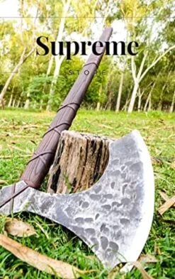 Generic Hand Forged Large Viking Axe Brown