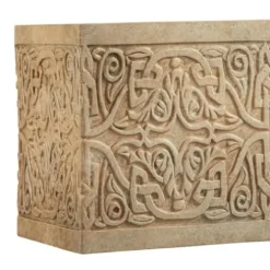 Generic 45in Jaadar Fiberstone Window Box Antigua with 4 Stainless Steel Brackets