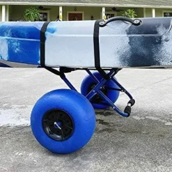 Generic Kayak Cart Kayak Dolly with 12inch Large Beach Balloon Wheels