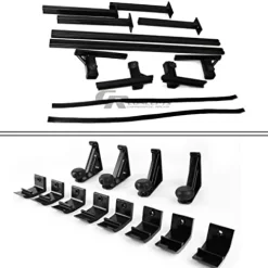 Generic Kayak 16X71 Double BAR Pickup Truck Bed Rack Mount Ladder Trunk Canoe Carrier