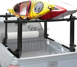 Generic Kayak 16X71 Double BAR Pickup Truck Bed Rack Mount Ladder Trunk Canoe Carrier