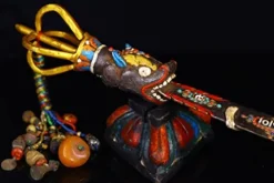 Generic Tibetan Temple Collection Dzi Beads Vajra Phurpa Magic Weapon