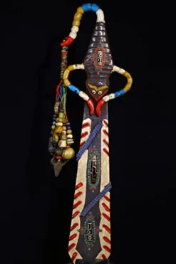 Generic Tibetan Temple Collection Dzi Beads Scorpion Sword Dorje Vajra Phurpa Magic Weapon