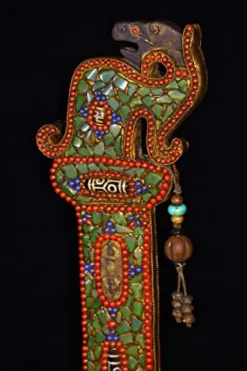 Generic Tibetan Temple Dragon Head Sword Amulet