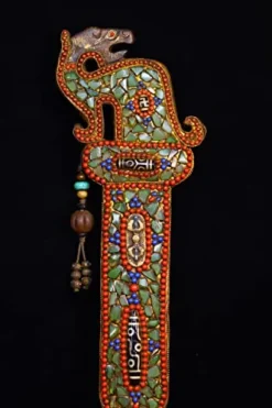 Generic Tibetan Temple Dragon Head Sword Amulet