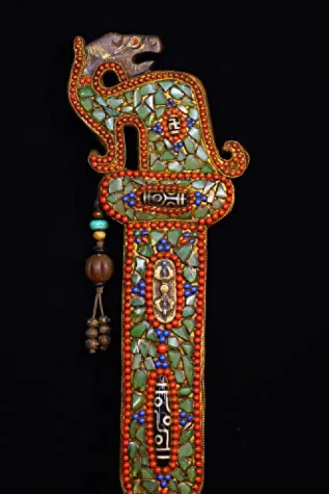 Generic Tibetan Temple Dragon Head Sword Amulet