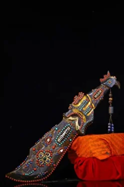 Generic Tibetan Temple Meteorite Mosaic Dzi Beads Amulet 1