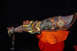 Generic Tibetan Temple Meteorite Mosaic Dzi Beads Amulet 1