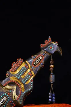 Generic Tibetan Temple Meteorite Mosaic Dzi Beads Amulet 1