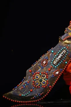 Generic Tibetan Temple Meteorite Mosaic Dzi Beads Amulet 1