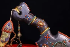 Generic Tibetan Temple Meteorite Mosaic Gem Amulet