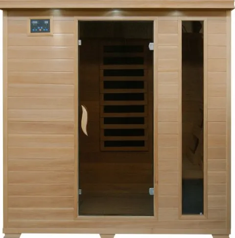 Generic Tranquility 4-Person Hemlock Sauna with Carbon Infrared Heaters