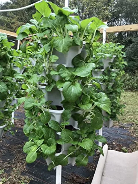 Generic U-Pick Garden Vertical Planters Black